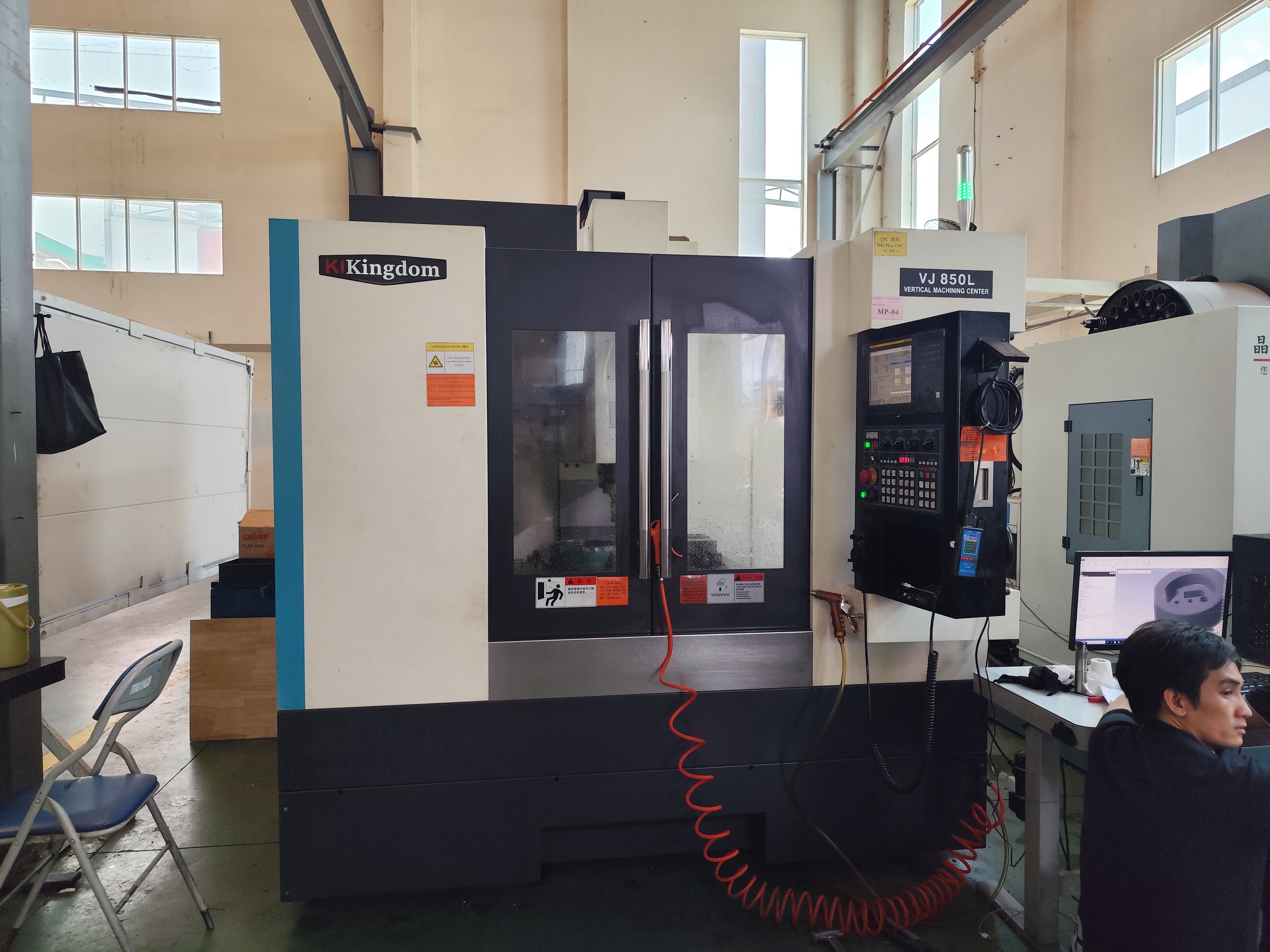 CNC machining area